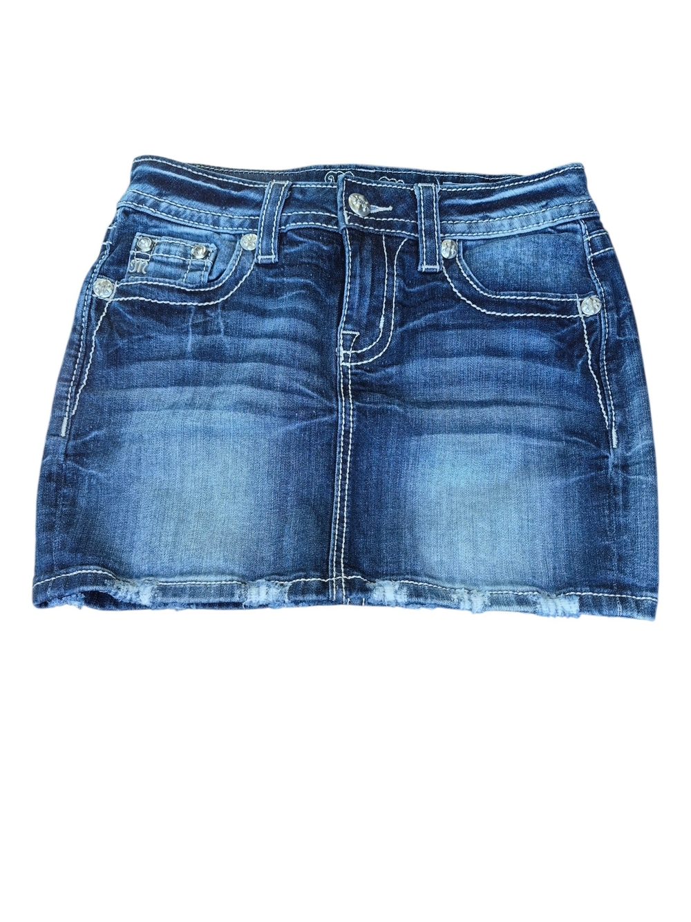 Miss Me Denim Mini Skirt